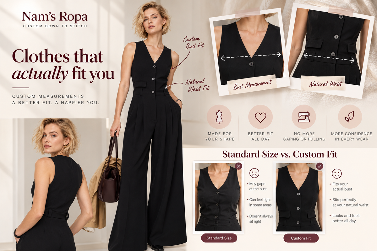 Why Custom Bust and Waist Measurements Change Everything About How Clothes Fit