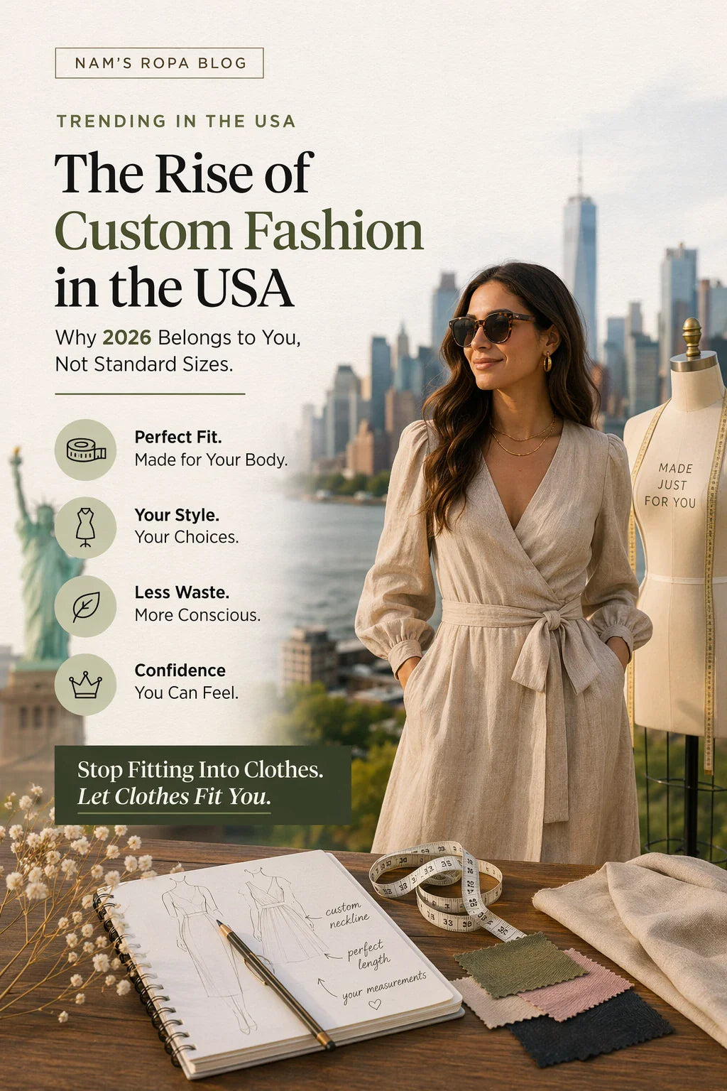 Custom Fashion USA 2026 | Why Made-to-Measure Clothing is the Future