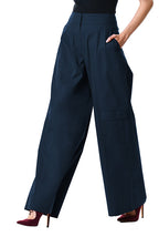 Cargo Pocket Poplin Palazzo Pants