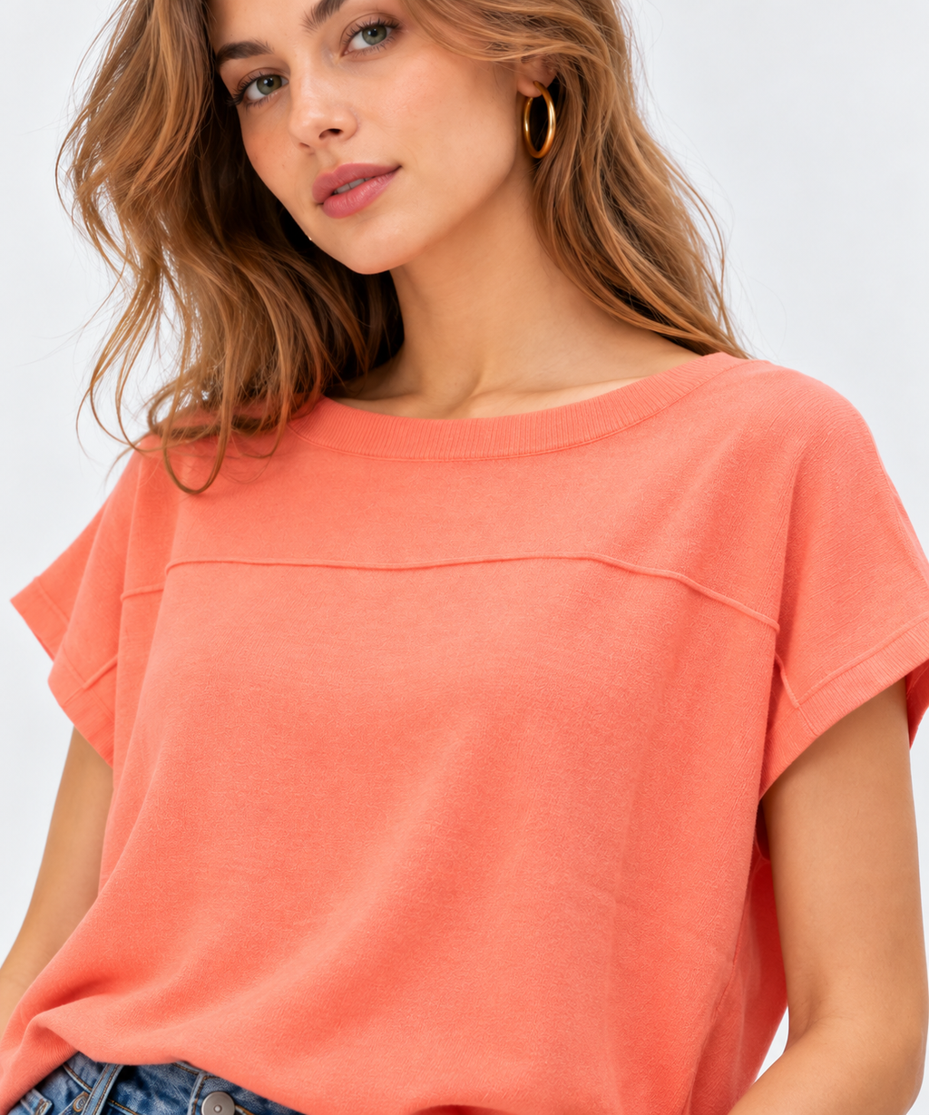 cotton modal knit sweater for women

