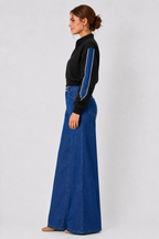 High Rise Wide Leg Denim Jeans