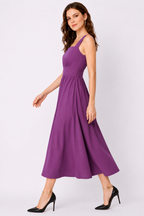 Banded Empire Cotton Jersey Dress