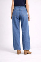 Cotton Blue Jeans for Women | Classic Fit