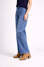 Cotton Blue Jeans for Women | Classic Fit