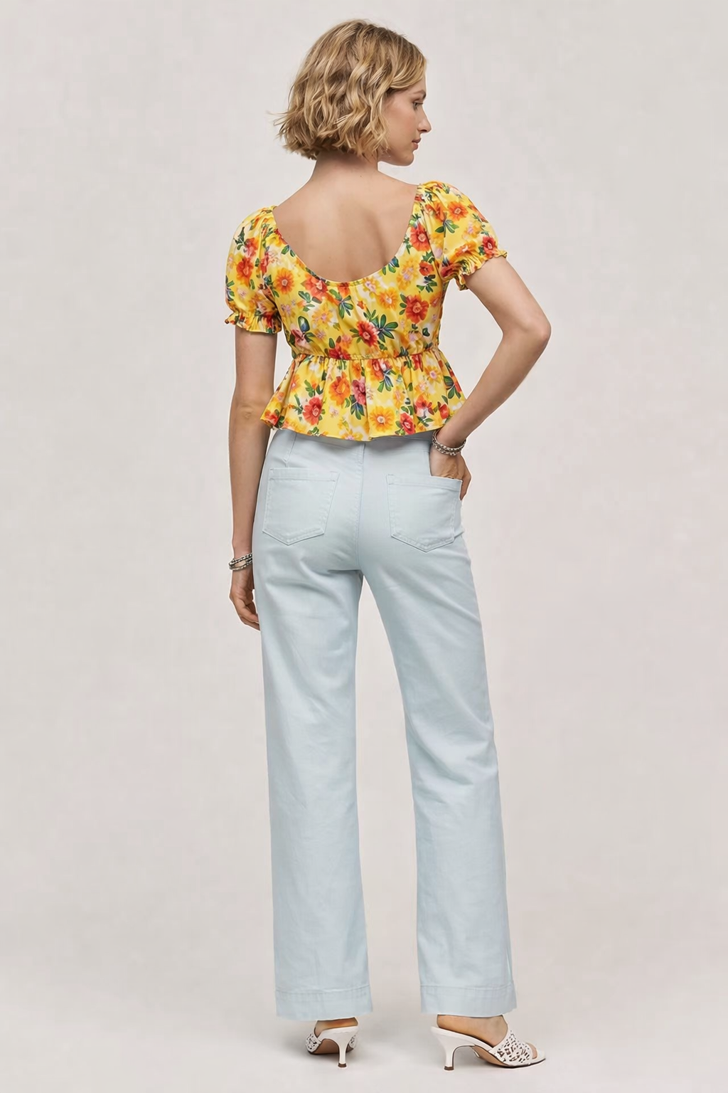 Full-Length Wide-Leg Pant