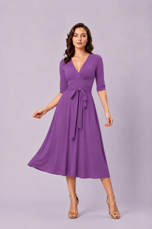 Tie Waist Empire Cotton Jersey Dress – Nam's Ropa