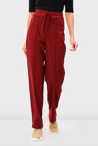 Cotton Jersey Drawstring Pants Crease Front