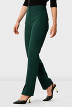 Crepe Twill Vented Pants