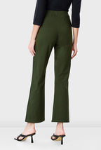 Pantalones de algodón de punto corte bota