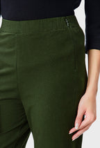 Pantalones de algodón de punto corte bota