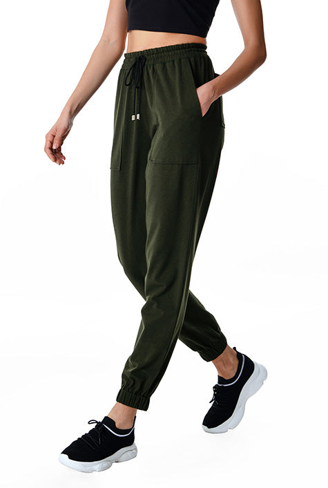Cotton Jersey Pocket Joggers