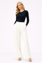 Suiting Twill Pant wide leg