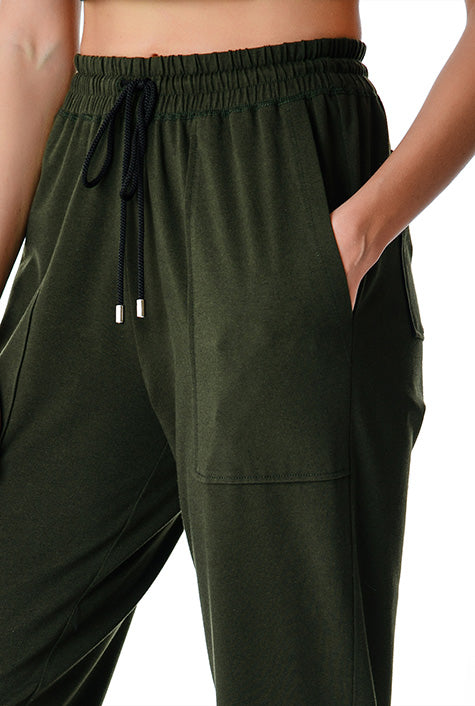 Cotton Jersey Pocket Joggers