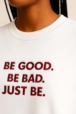 Cream Motivational Slogan Sweatshirt