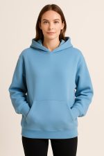 Blue Motivational Slogan Hoodie