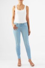 Ice Blue Denim Skinny Jeans