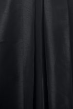 Asymmetric Wrap Skirted Dupioni Dress