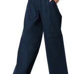 Cargo Pocket Poplin Palazzo Pants