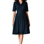 Cotton Poplin Belted Shirtdress