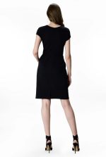Cotton Jersey Knit Sheath Dress