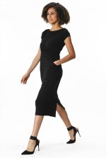 Cotton Jersey Knit Sheath Dress