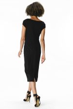 Cotton Jersey Knit Sheath Dress
