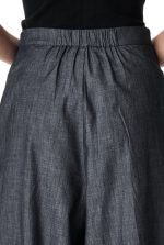 Cotton Chambray Palazzo Pants