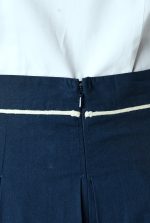 Cord Embroidery Cotton Poplin Full Skirt