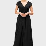 Tie Waist Chiffon Empire Maxi Dress