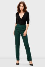 Crepe Twill Vented Pants