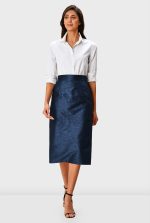 Dupioni Pencil Skirt