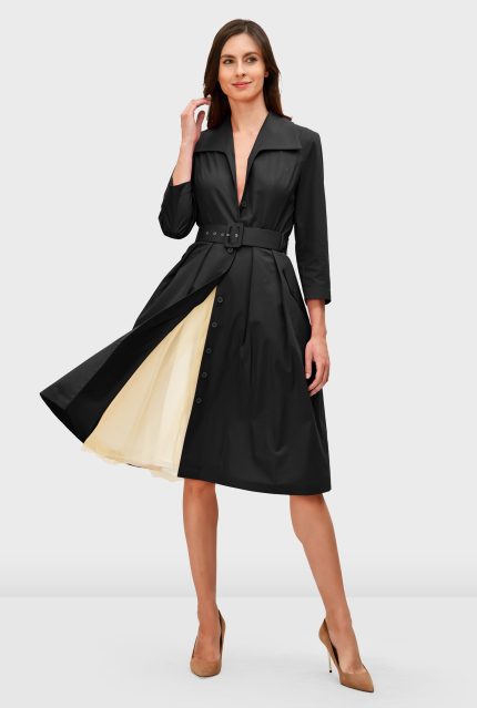 Cotton Poplin Shirtdress