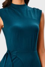 Asymmetric Sash-Tie Cotton Jersey Palazzo Jumpsuit